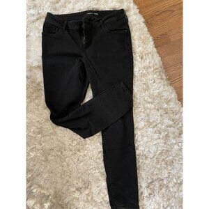 Old Navy black Rockstar Super Skinny jeans fits 10